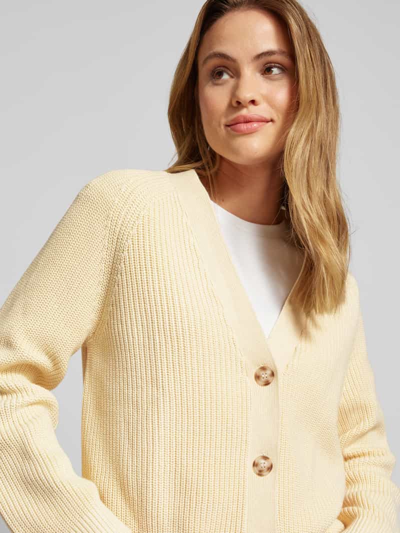 Jake*s Casual Gebreid jack met V-hals