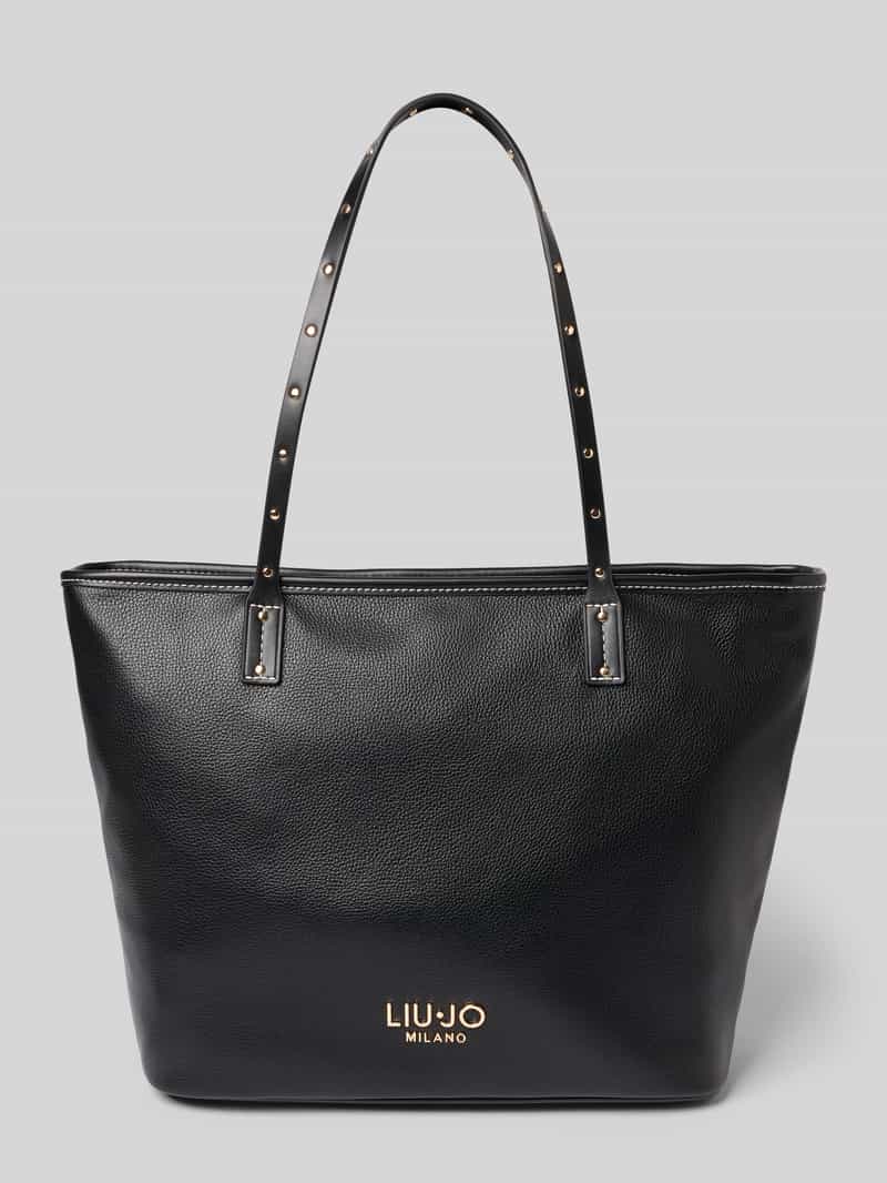Liu Jo White Tote bag met logo-applicatie, model 'Evrim'