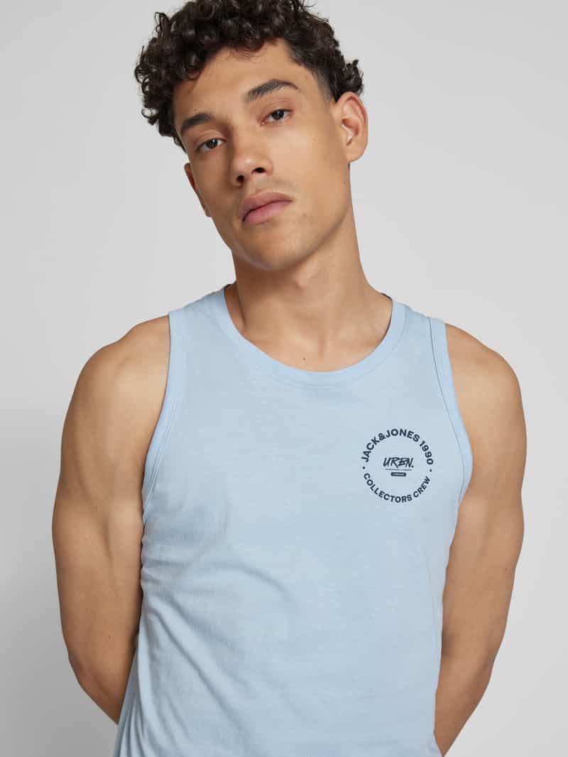 jack & jones Tanktop met labelprint in een set van 2 stuks model 'SIMON'