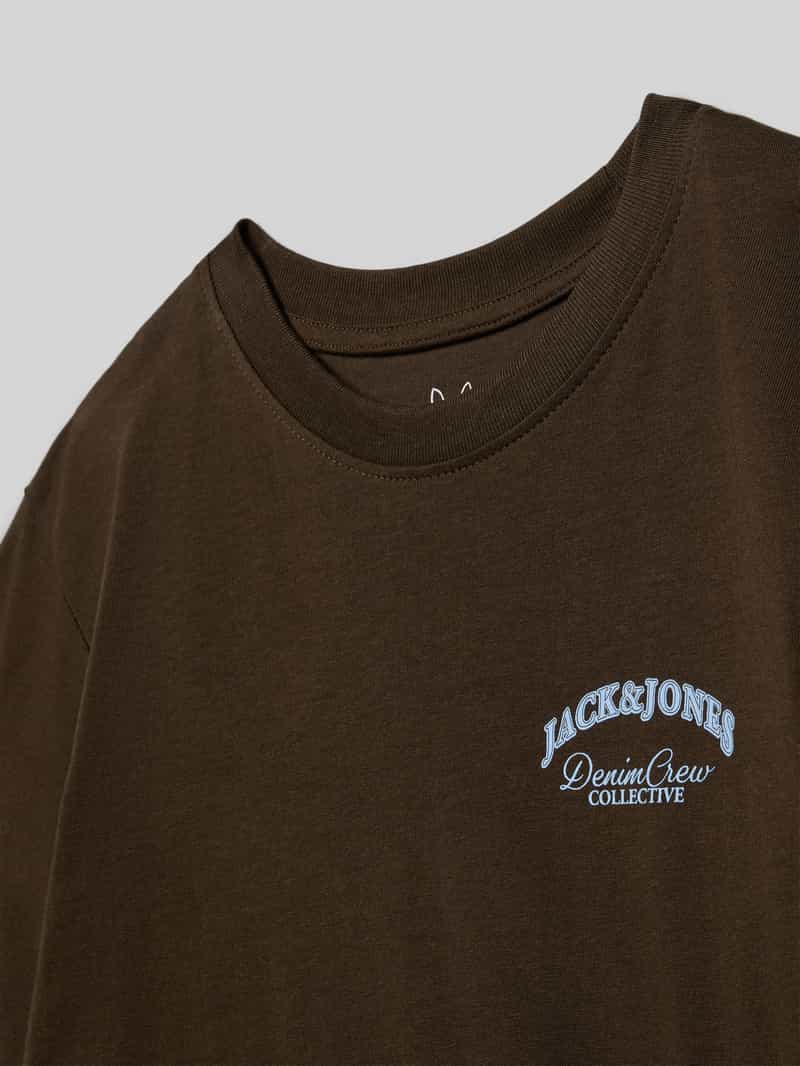 jack & jones T-shirt met labelprint