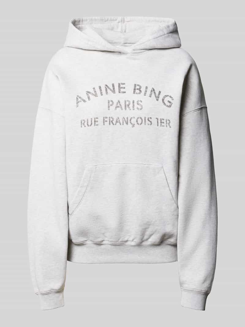 Anine Bing oversized hoodie van puur katoen