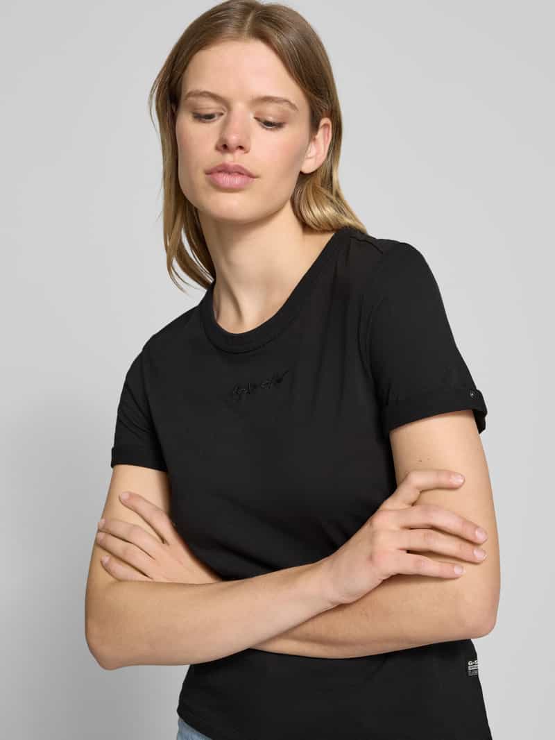 G-Star Raw T-shirt met labelstitching