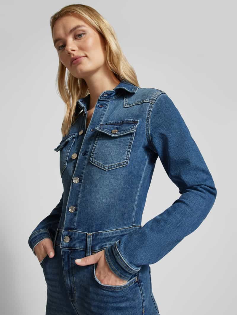 Liu Jo White Jumpsuit met borstzakken