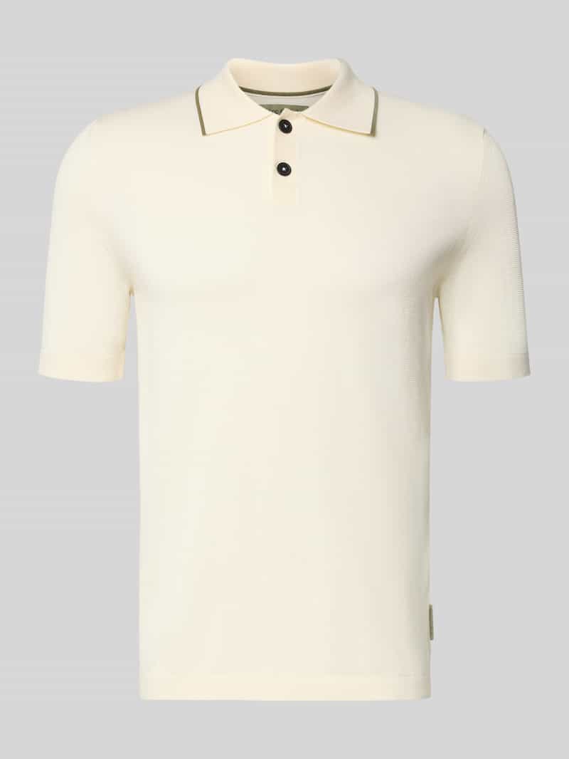 Marc O'Polo Regular fit poloshirt van puur katoen × DFB Travel Collection