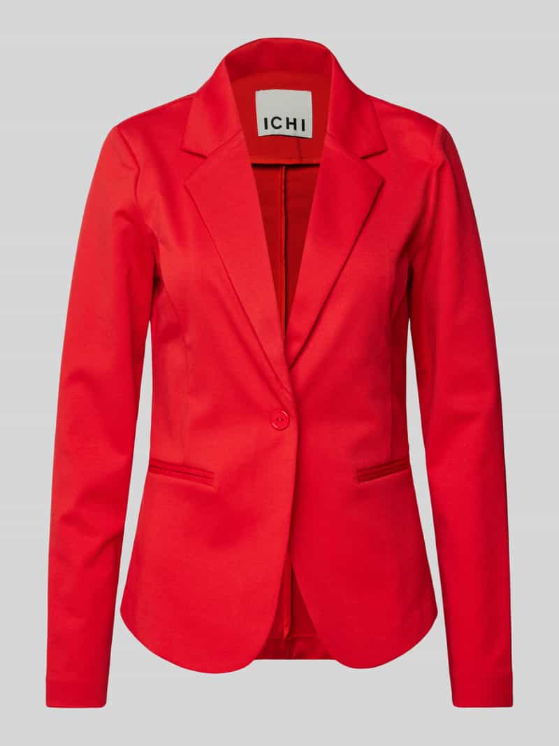 Ichi Slim fit blazer met paspelzakken model 'KATE'