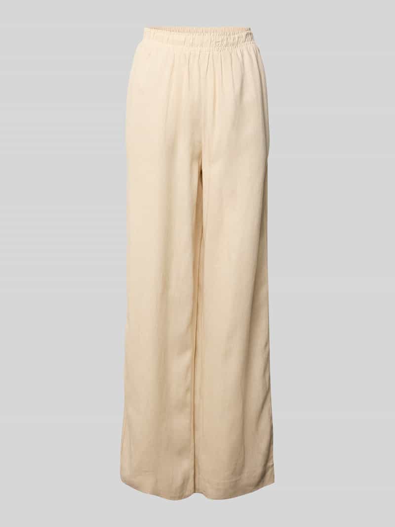 YAS Linnen broek met elastische band model 'FLAXY'
