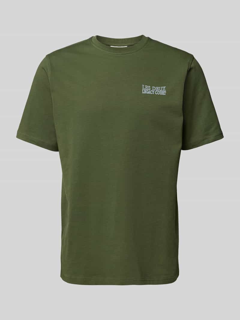 Les Deux T-shirt met labelprint model 'Atlas'