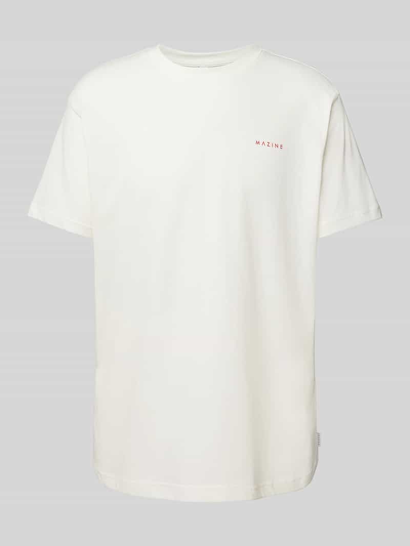 T-shirt met labelprint
