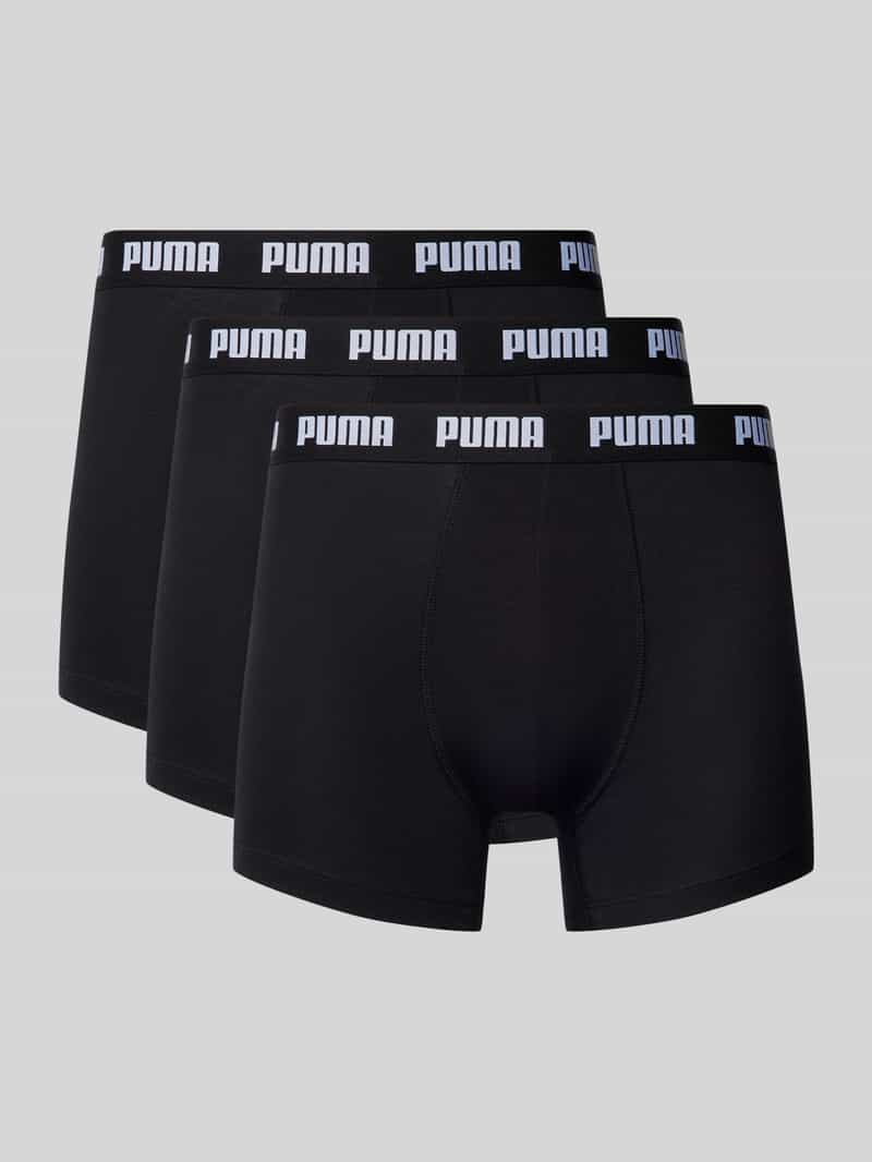 Puma Boxershort met labeldetail in een set van 3 stuks