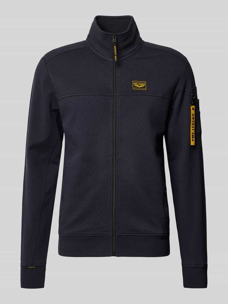 PME Legend Sweatjack met structuurmotief
