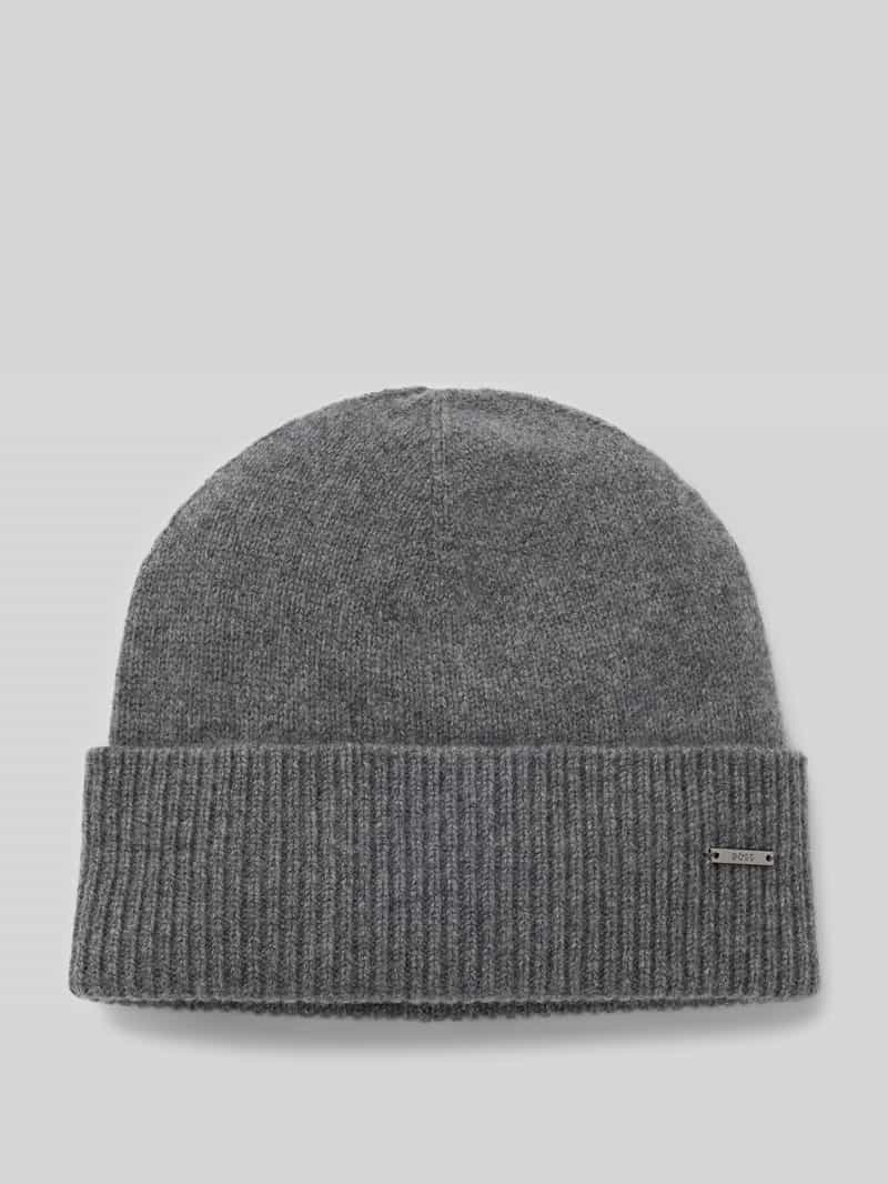 Boss Muts van puur kasjmier model 'HONESTO'