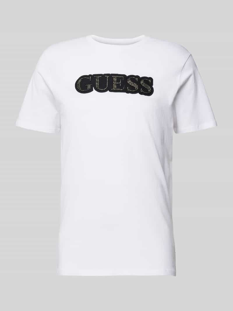 Guess T-shirt met labelstitching