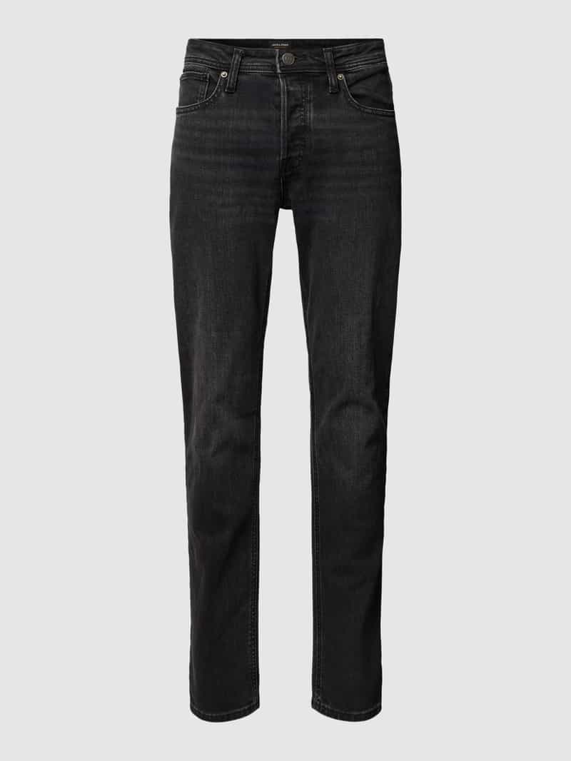 Jeansy o kroju tapered fit z 5 kieszeniami