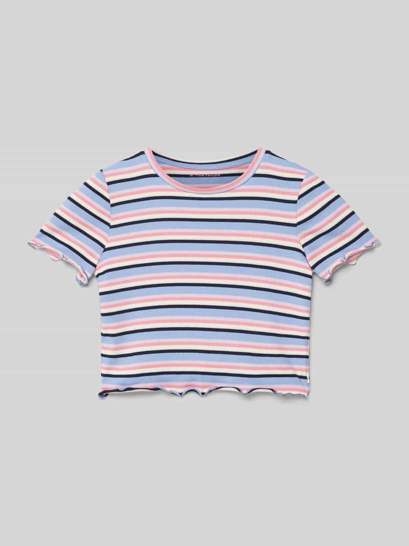 Tom Tailor Regular fit T-shirt met effectgaren