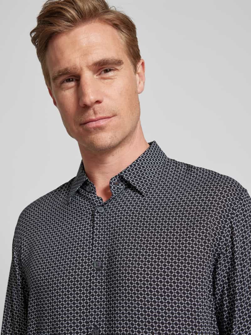 Armani Exchange Regular fit vrijetijdsoverhemd van viscose met knoopsluiting