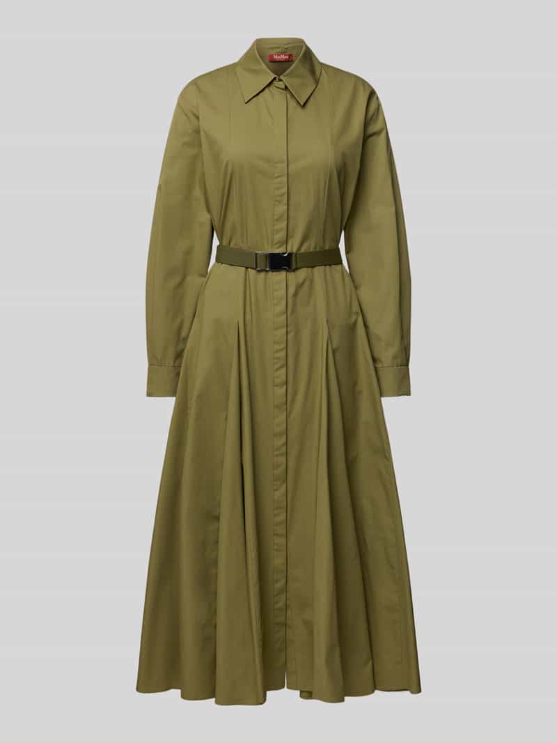 Max Mara Studio Overhemdjurk met tailleriem model 'DANCING'