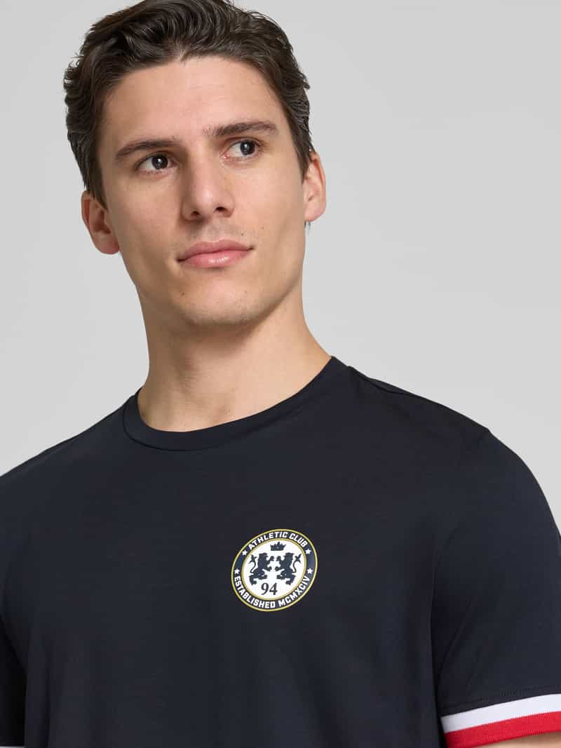 Christian Berg Men T-shirt met motiefprint