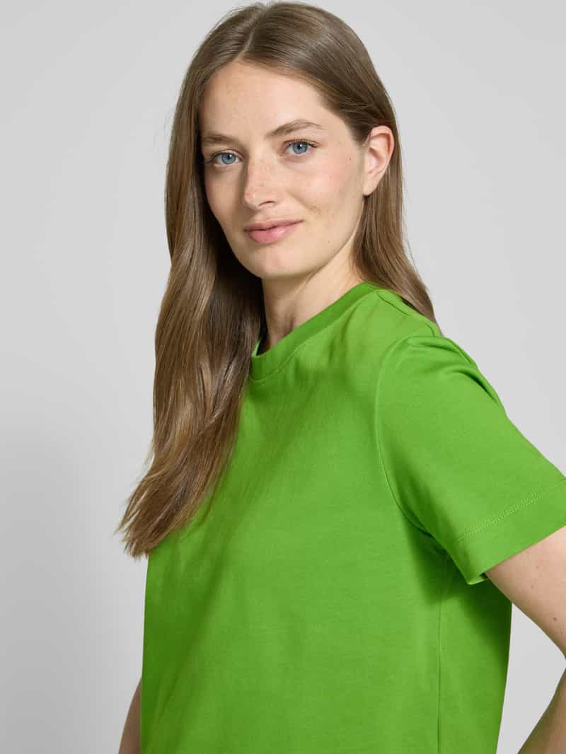 Selected Femme Boxy fit T-shirt van puur katoen