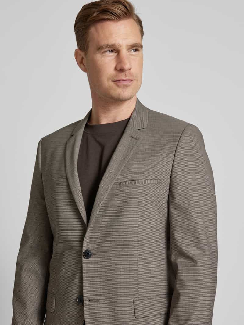 HUGO Extra slim fit 2-knoops colbert met structuurmotief model 'Arti'
