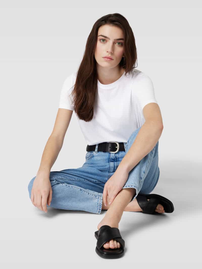 comma Casual Identity T-shirt met ronde hals