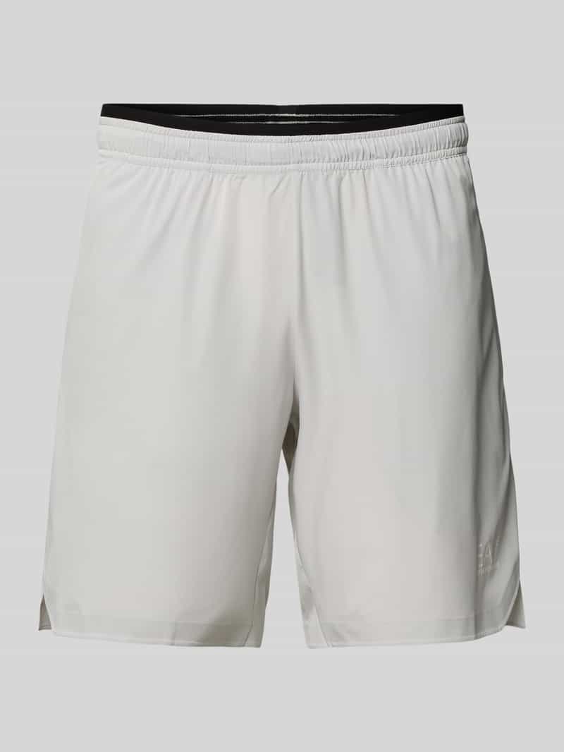 EA7 Emporio Armani Loose fit sweatshorts met labelprint model 'VENTUS'