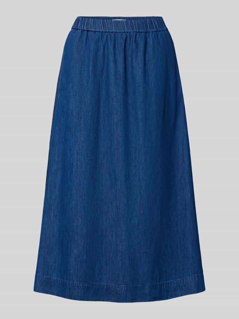 s.Oliver RED LABEL Uitlopende jeansrok van puur katoen