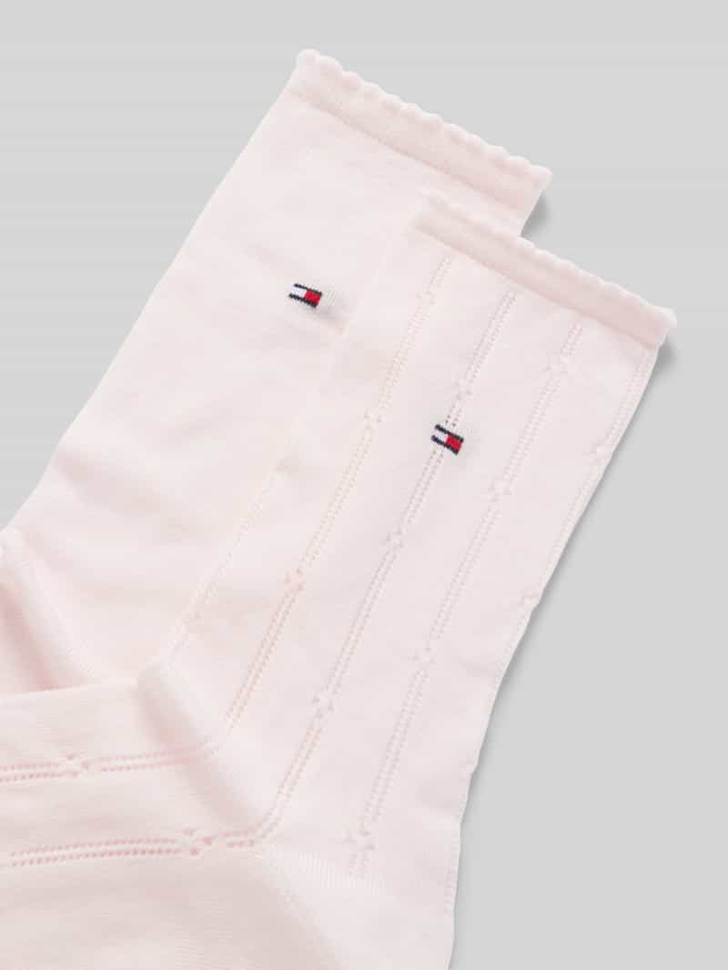 Tommy Hilfiger Sokken met logoprint in een set van 2 paar