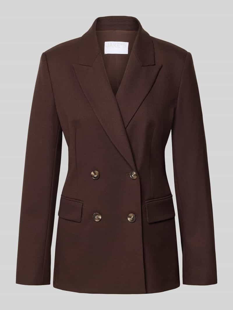 Jake*s Collection Regular fit korte blazer met viscose