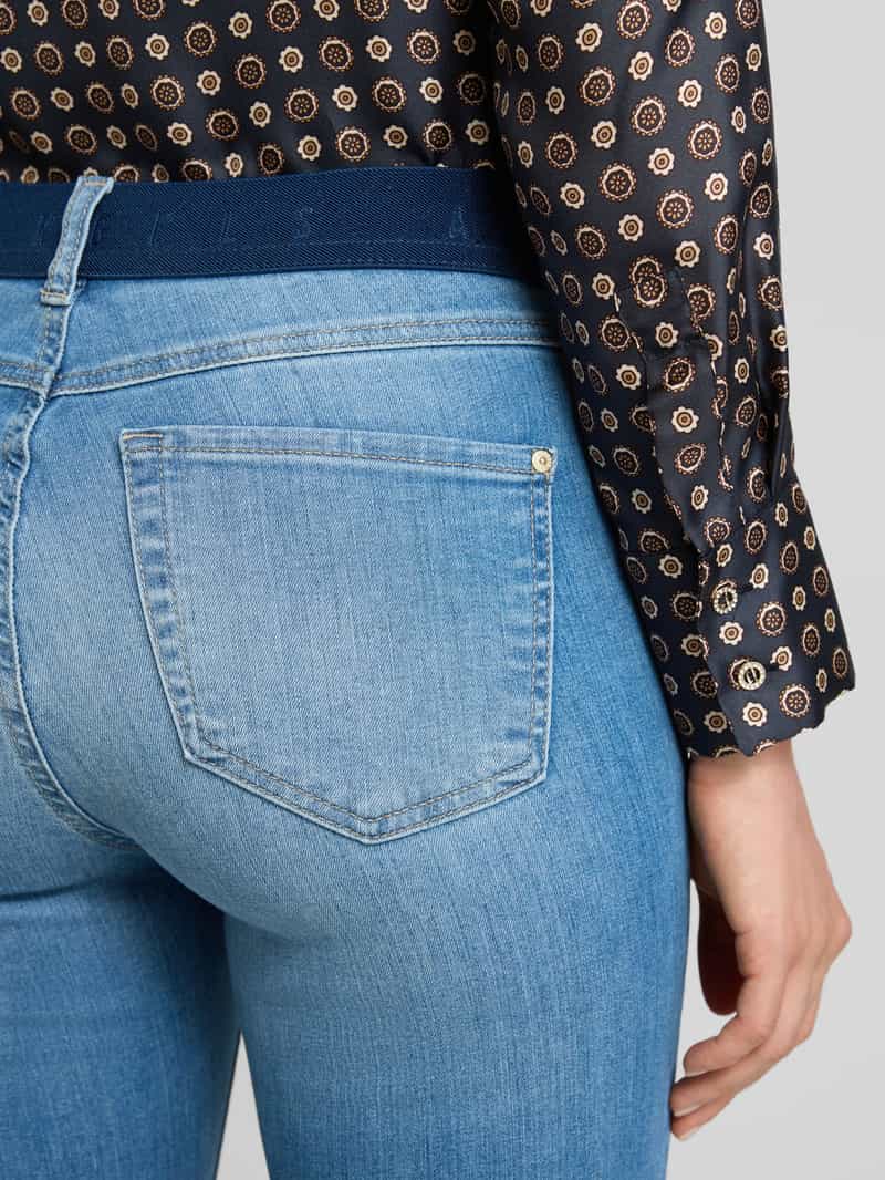 Angels Slim fit jeans met elastische band