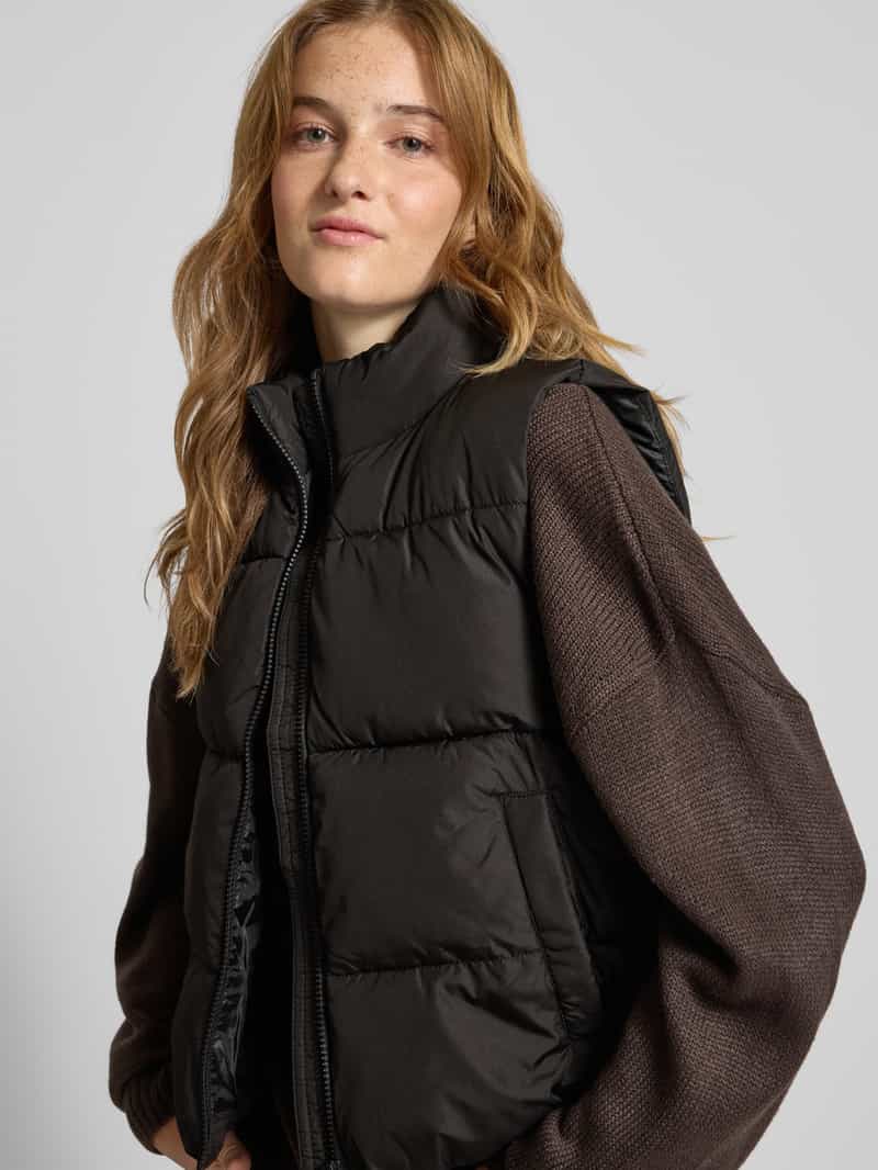 Pieces Regular fit bodywarmer met opstaande kraag model 'BEE NEW'