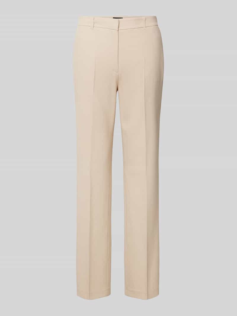 s.Oliver BLACK LABEL Regular fit stoffen broek met viscose in piquékwaliteit