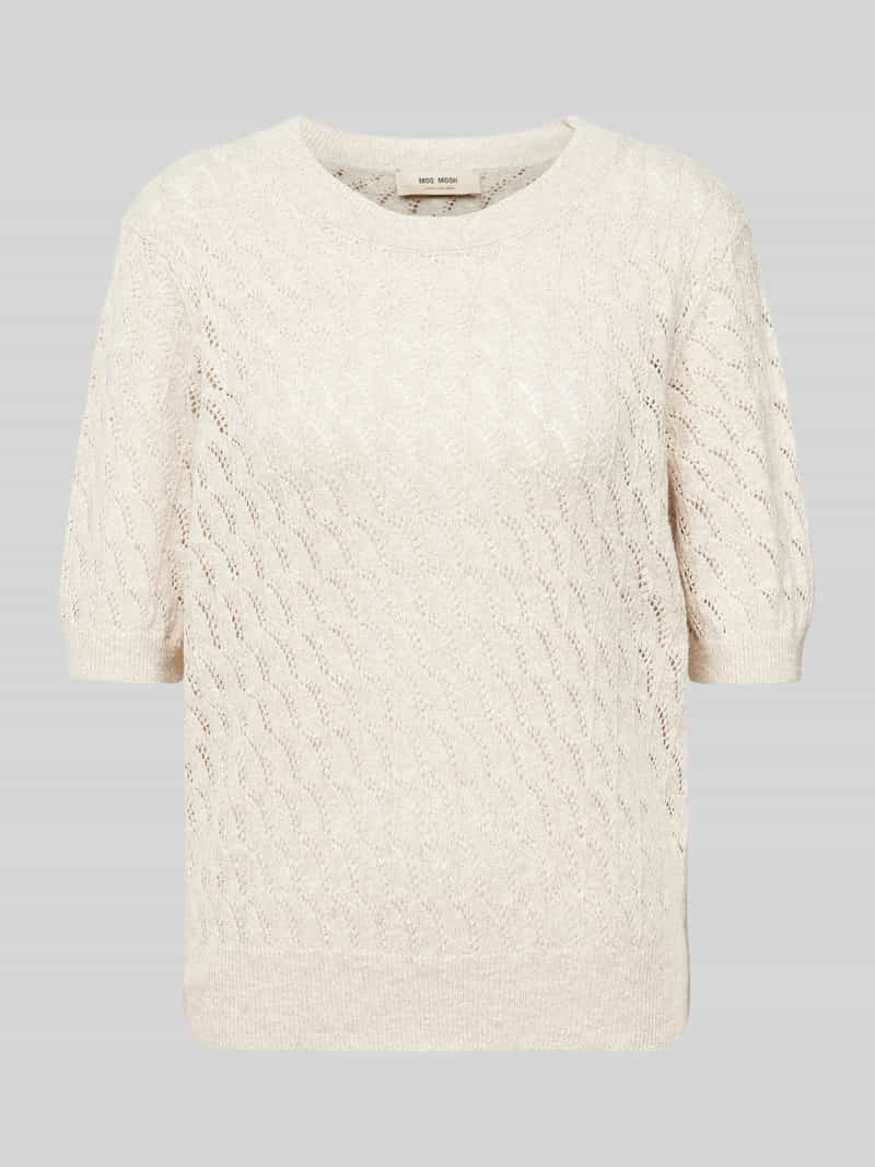 MOS MOSH Gebreide pullover met 1 2-mouwen model 'KARIN'
