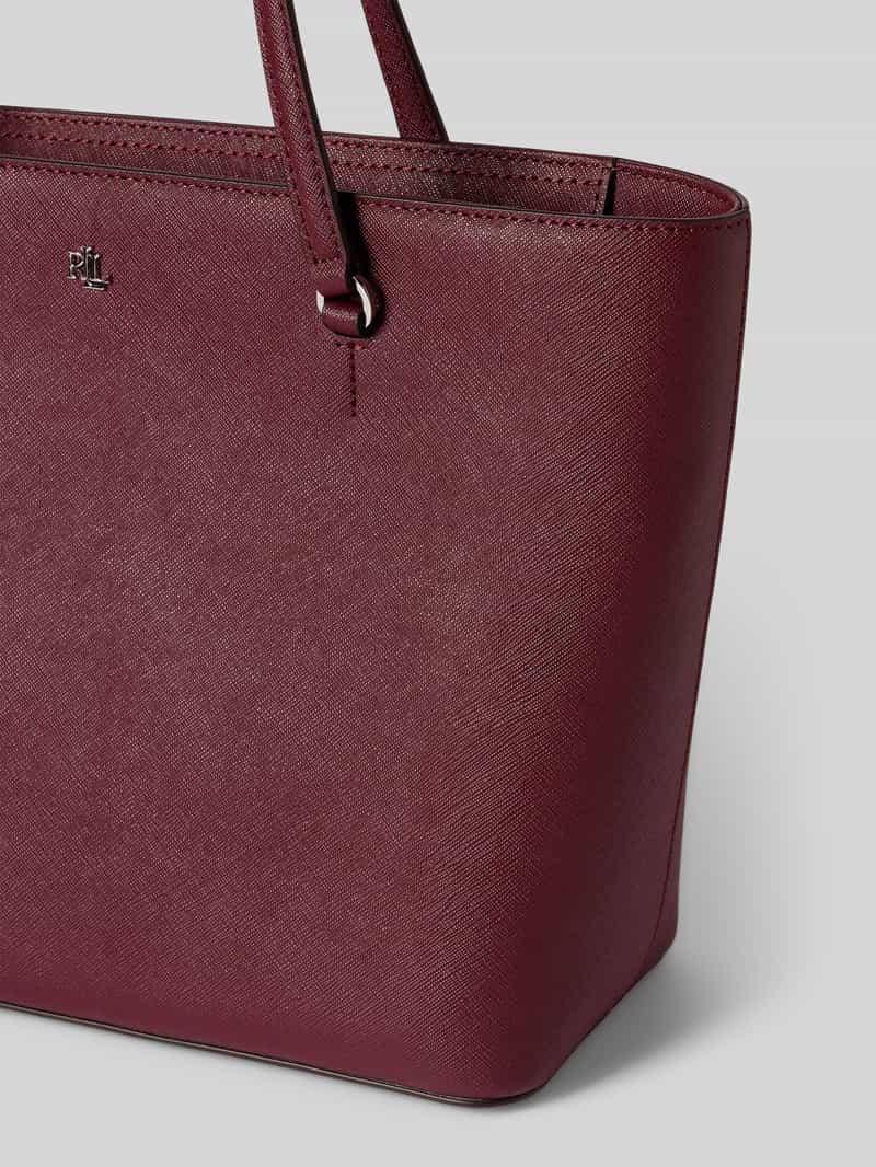 Lauren Ralph Lauren Shopper van kalfsleer met labelapplicatie