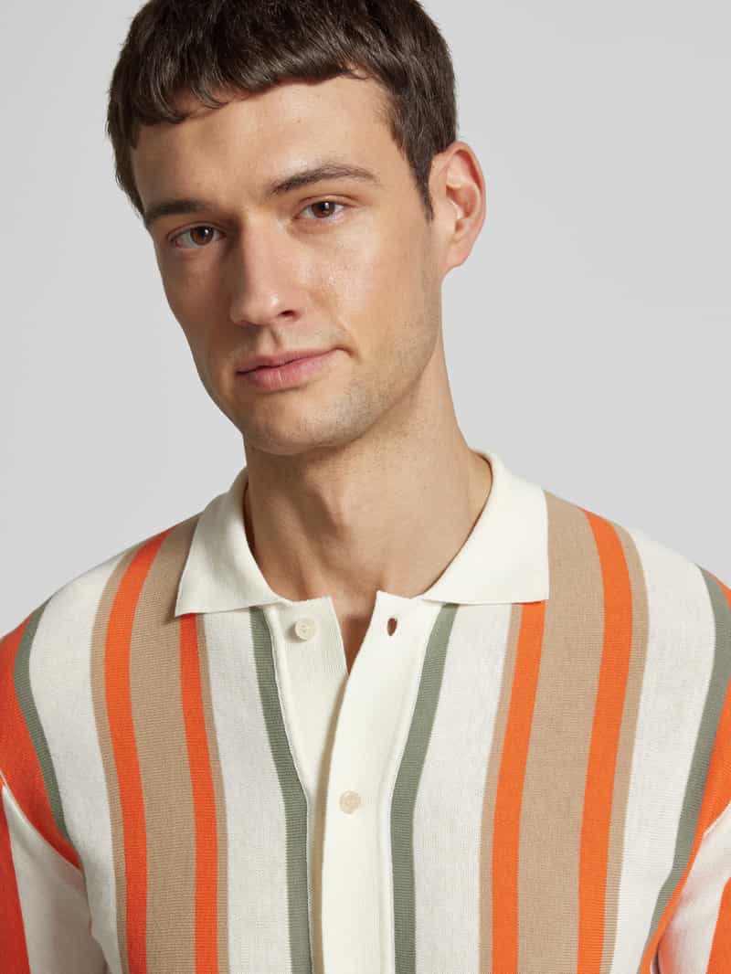 Manuel Ritz Regular fit poloshirt met doorknoopsluiting