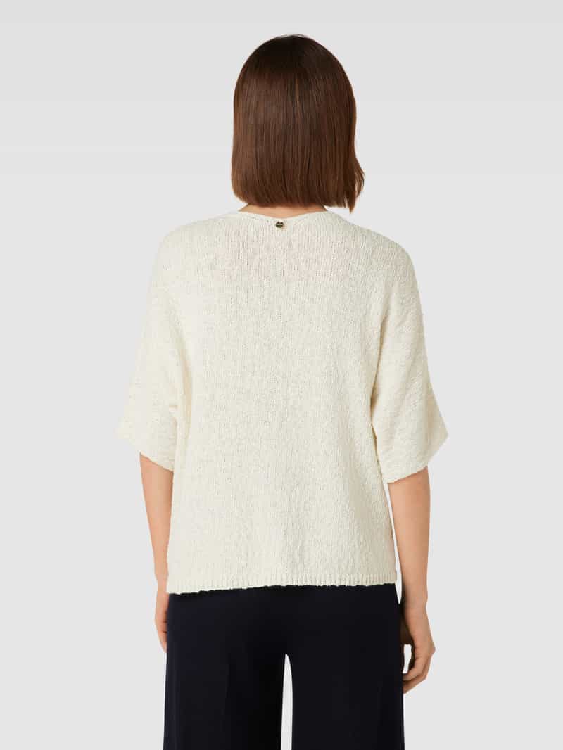 Gebreid shirt met structuurmotief Rich & Royal