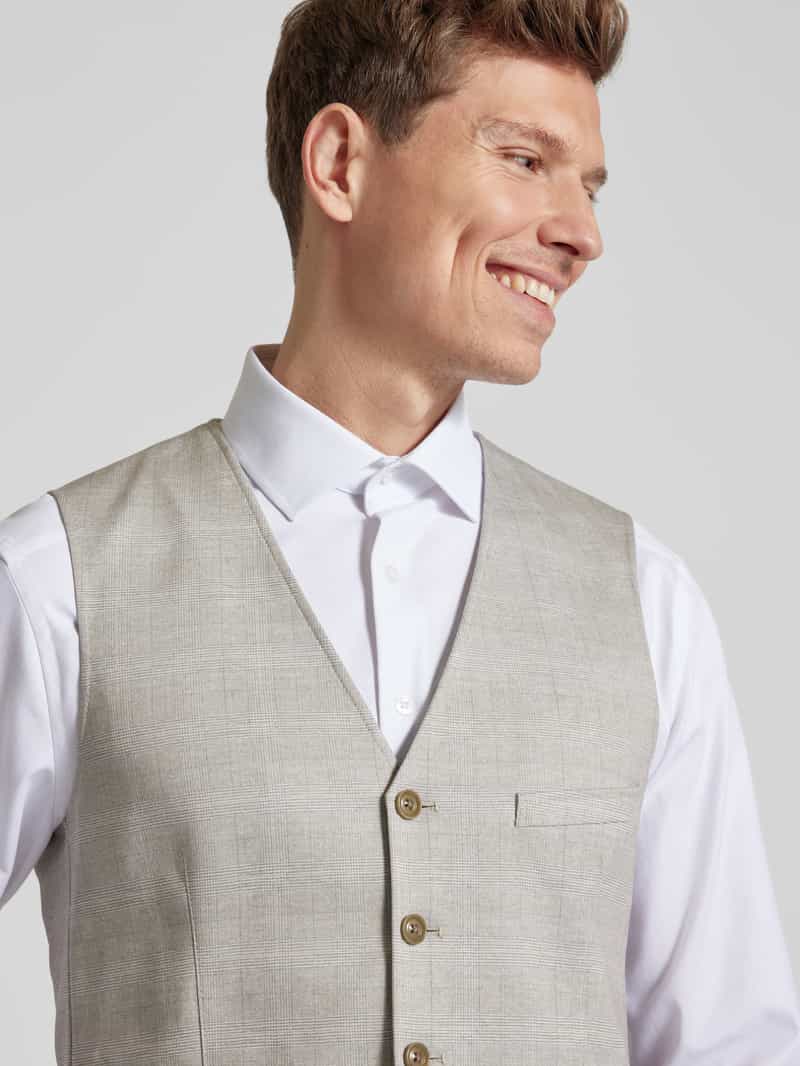 CG Club of Gents Gilet met strookzakken model 'Mosley'