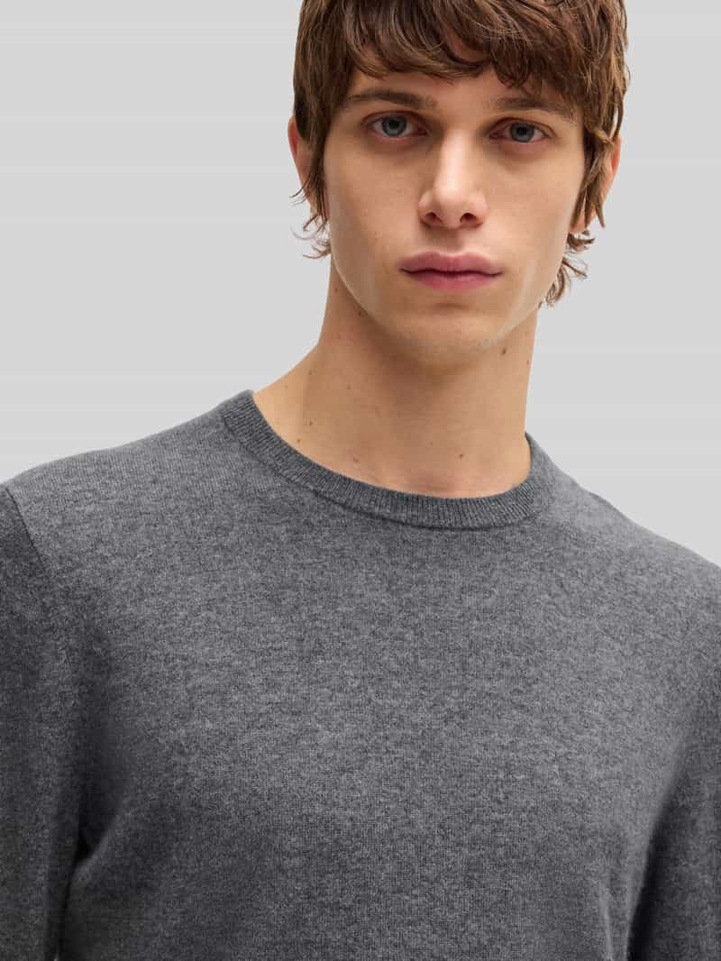 Boss Relaxed fit gebreide pullover van puur kasjmier model 'EMIGLIORE'