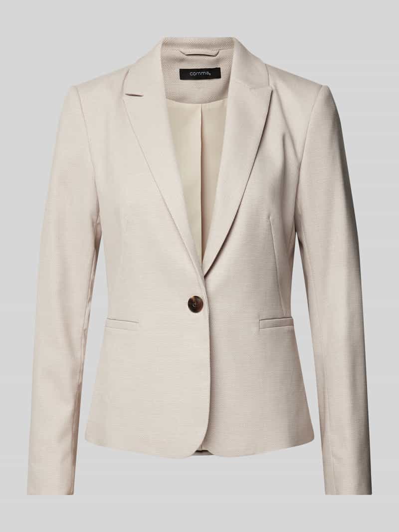 comma Blazer met reverskraag