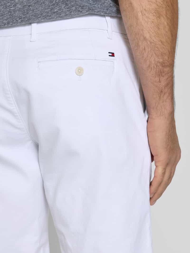Tommy Hilfiger Relaxed fit korte chino van een mix van katoen en elastaan