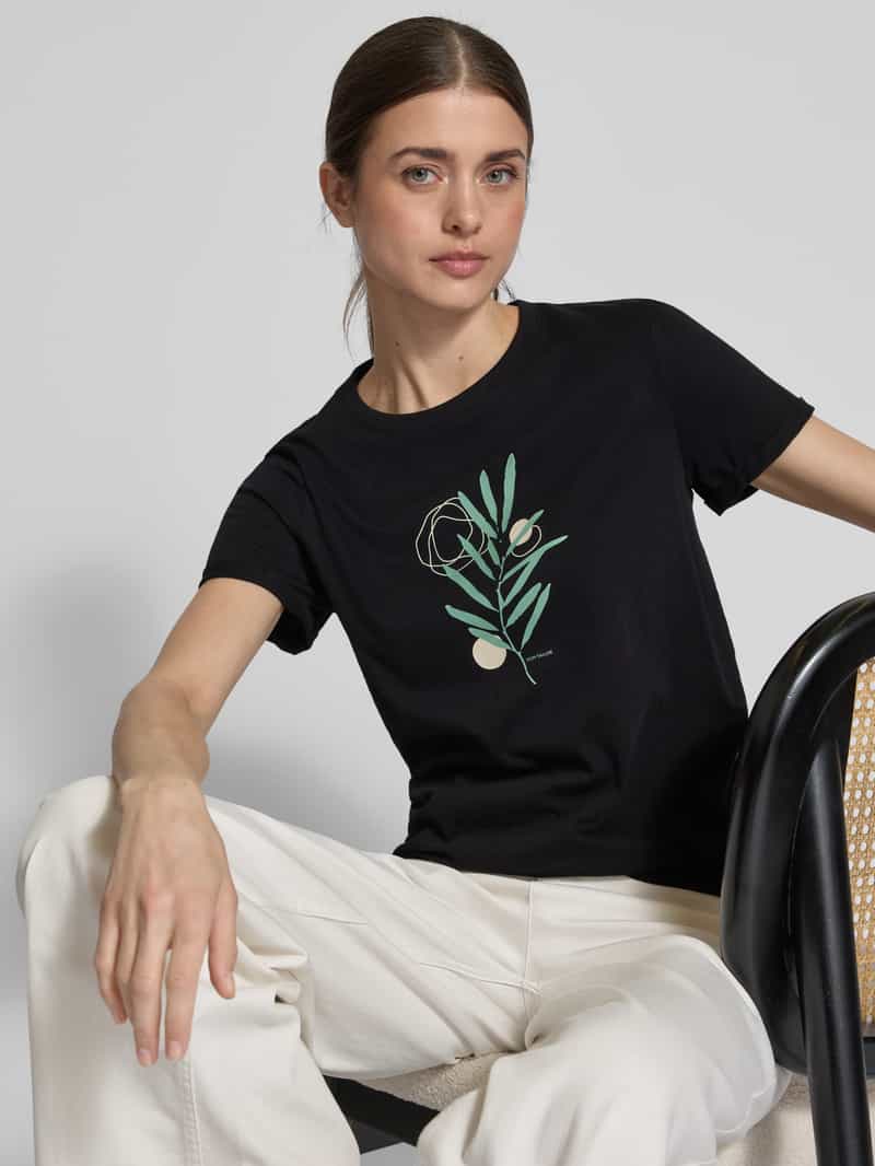 Tom Tailor Regular fit T-shirt van puur katoen