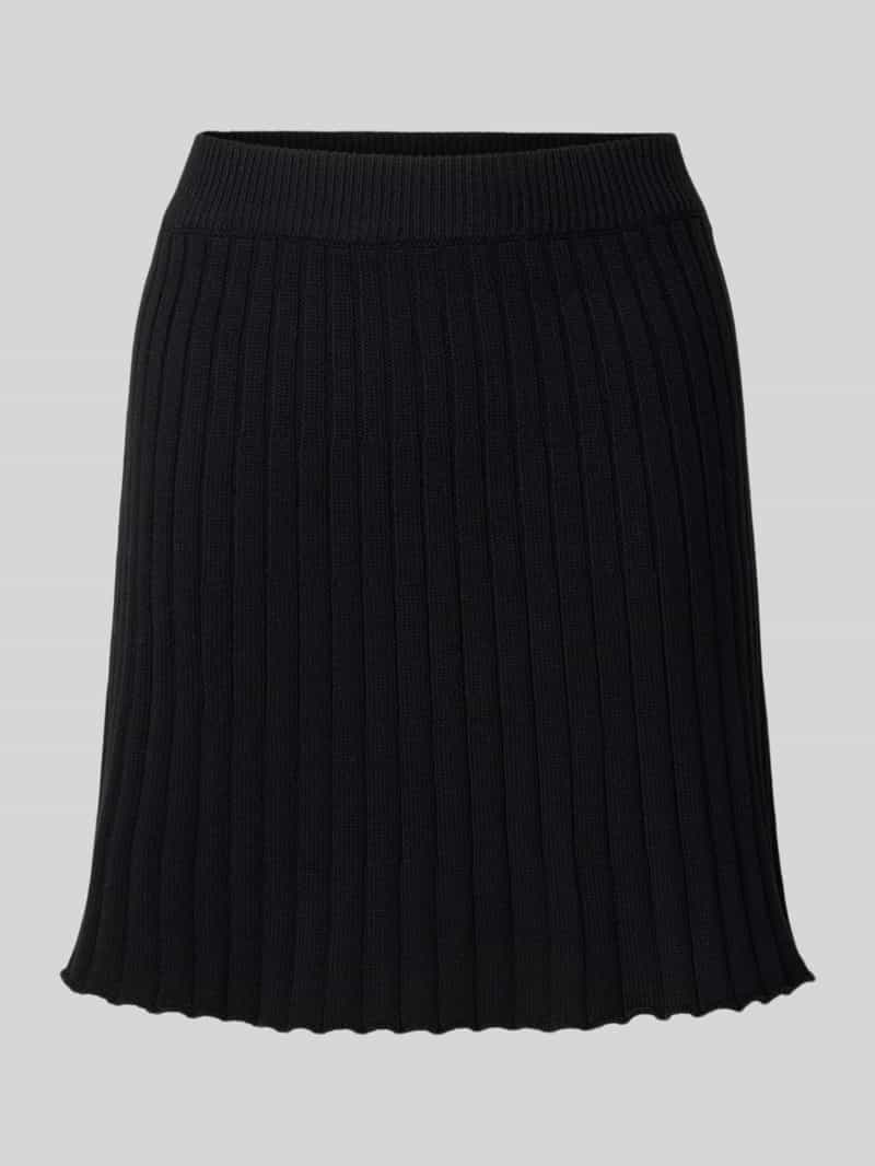 Pieces Gebreide minirok van katoenmix model 'JOYLYNN'