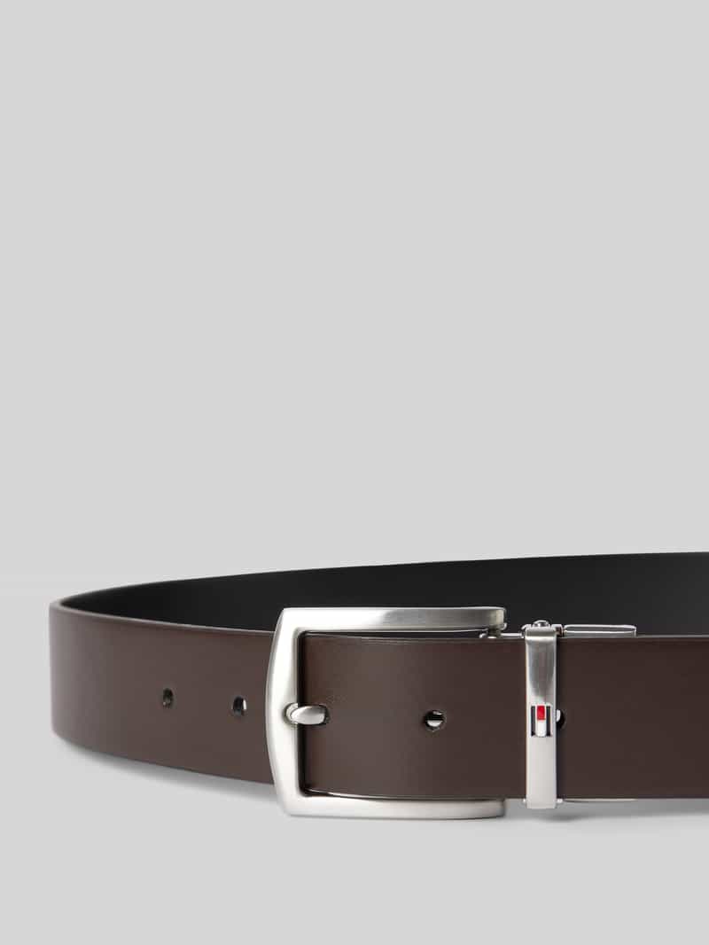 Tommy Hilfiger Leren riem met doornsluiting model 'DENTON'