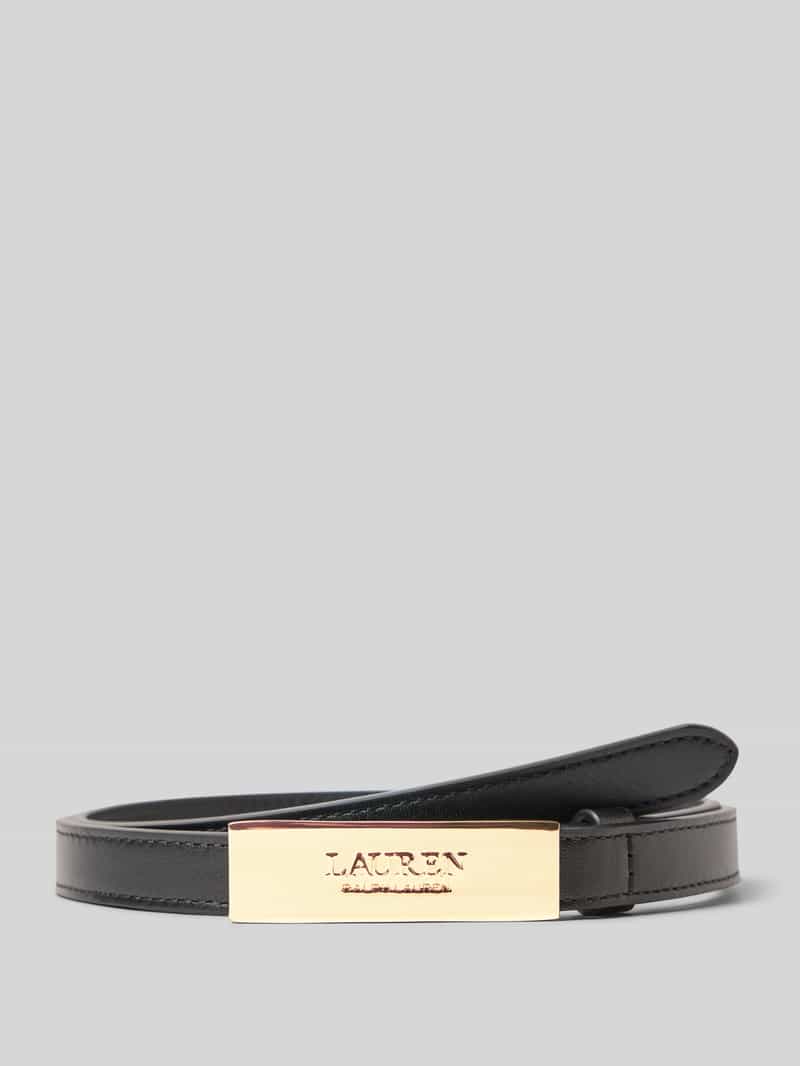 Lauren Ralph Lauren Leren riem met pinsluiting