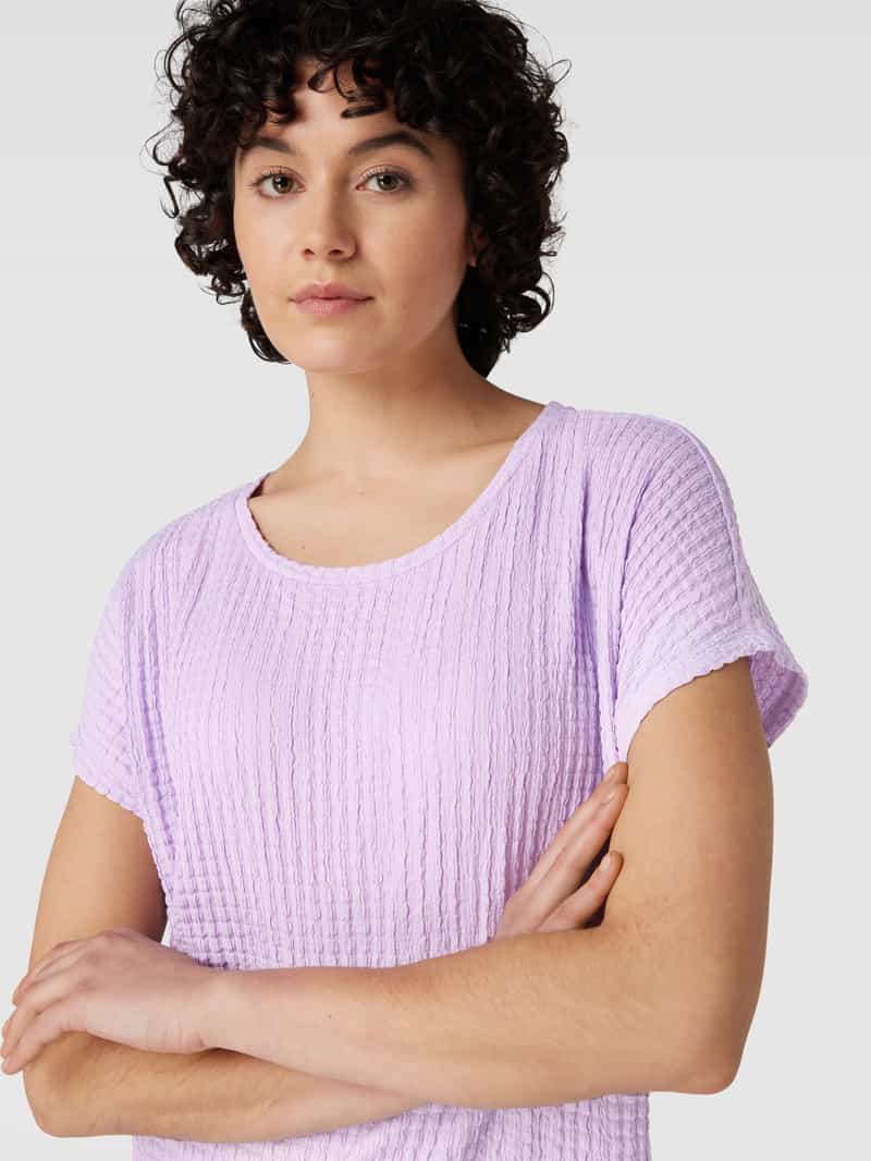 Christian Berg Woman T-shirt met structuurmotief