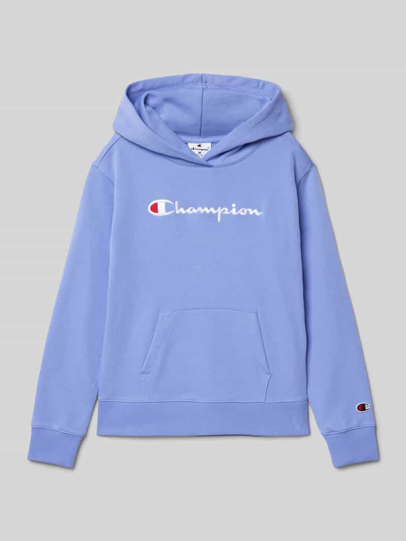 Champion Hoodie met labelstitching