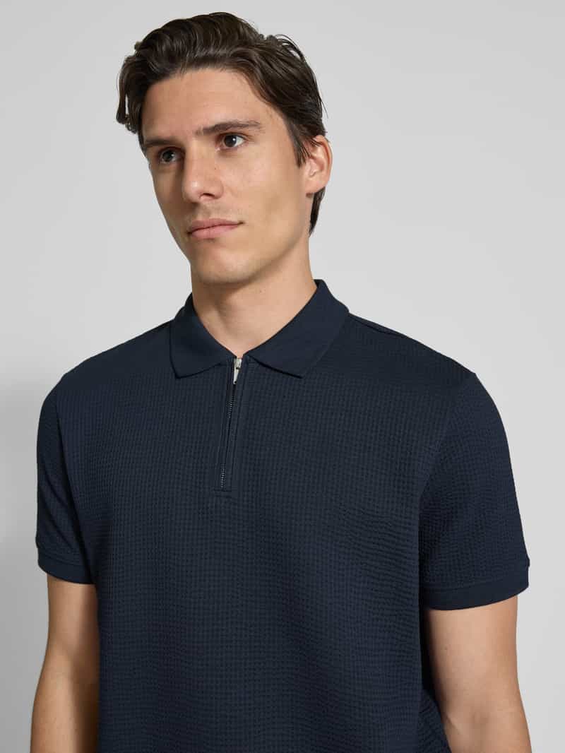 MCNEAL Poloshirt met korte ritssluiting