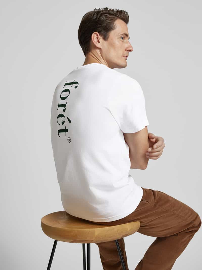 Forét-shirt met labelprint model 'OCEAN'