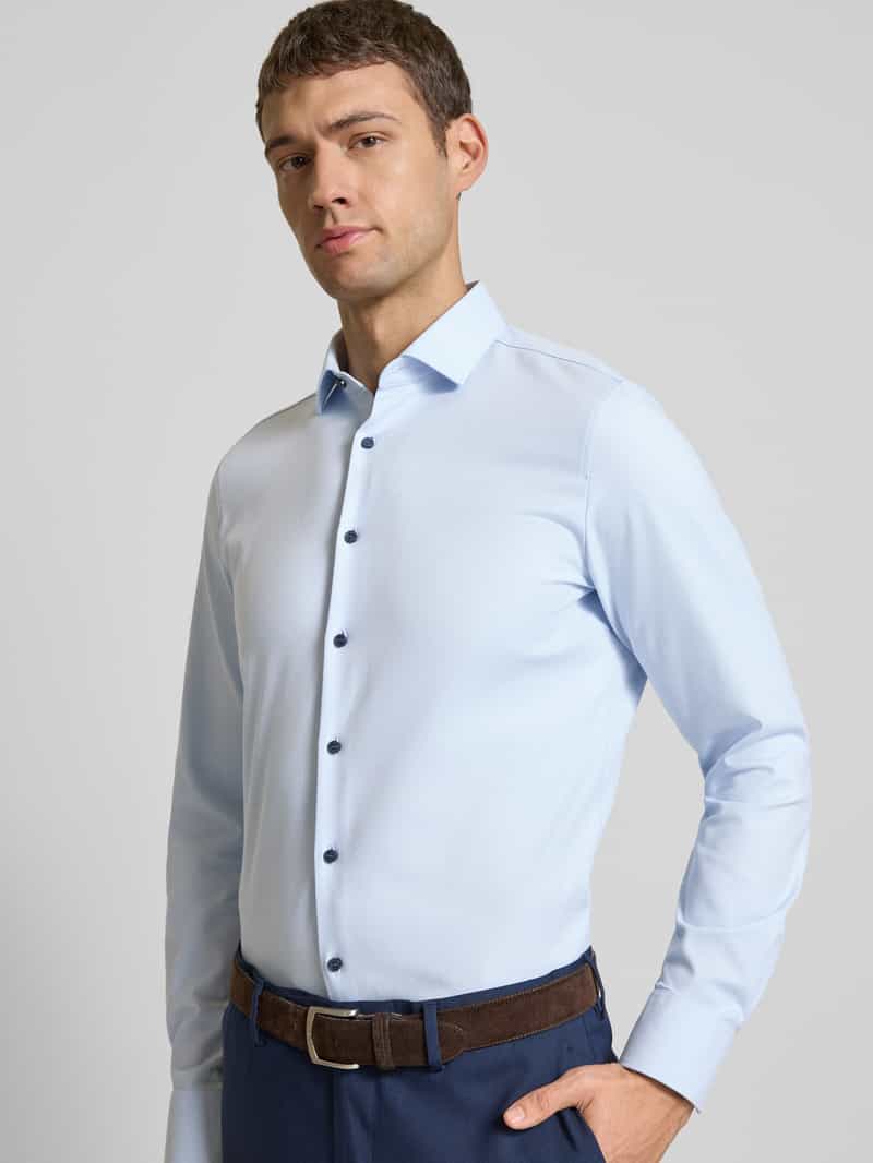 OLYMP Level Five Slim fit zakelijk overhemd van katoenmix