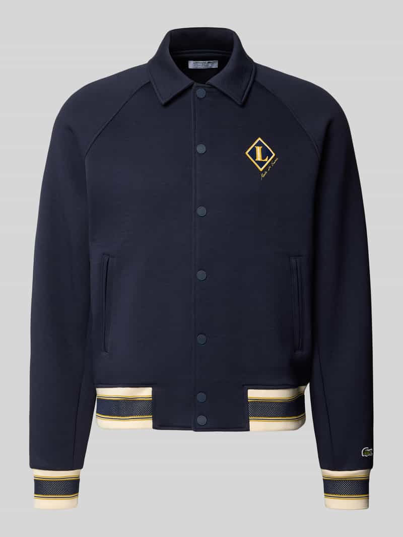 Lacoste Regular fit sweatjack van katoenmix