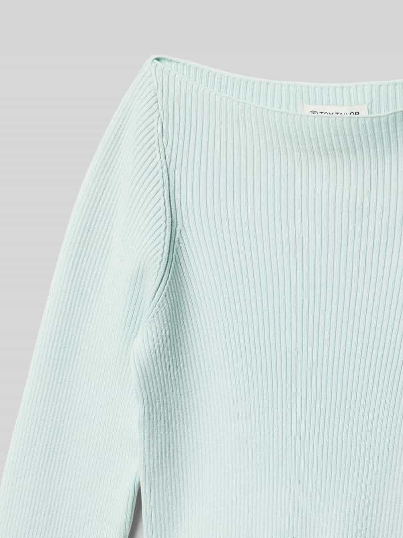 Tom Tailor Regular fit gebreide pullover van viscosemix